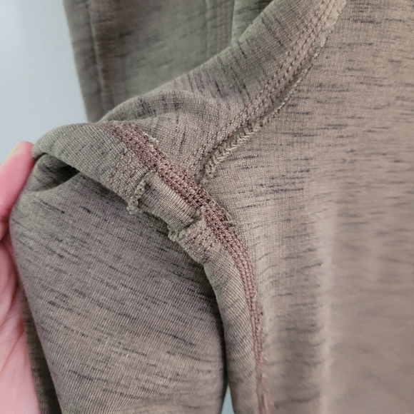 FREE PEOPLE movement olive green cotton blend leggings size xs - Picture 2 of 7